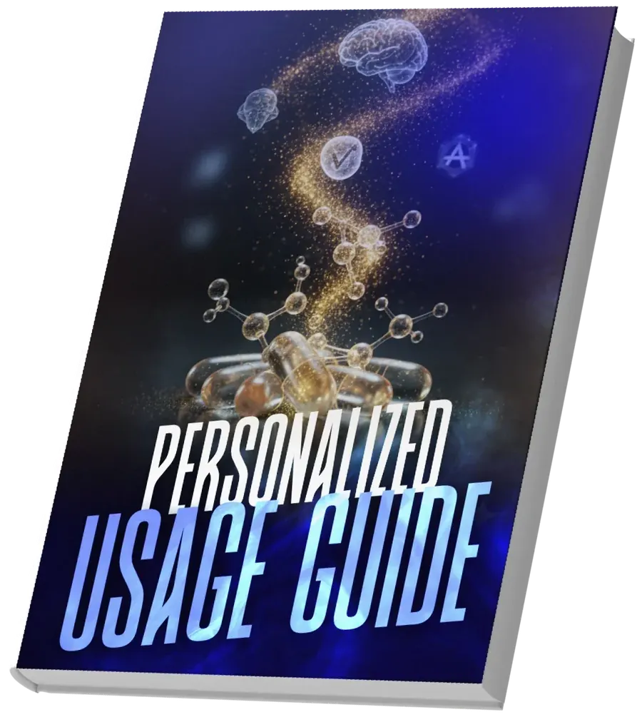 Cover of the Personalized Usage Guide e-book in a blue design
